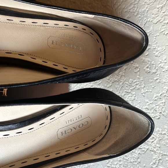 Coach black platform!! Still have life to give, smoke and pet free home! - Picture 7 of 7